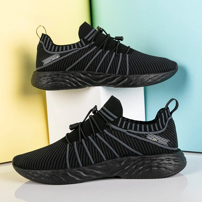 (image for) ONEMIX Water Resistance Sneakers All Direction Strong Waterproof Tech Anti-fouling Quick Cleaning Breathable Lightweight Sports Shoes for Outdoor Climbing Hiking Cycling